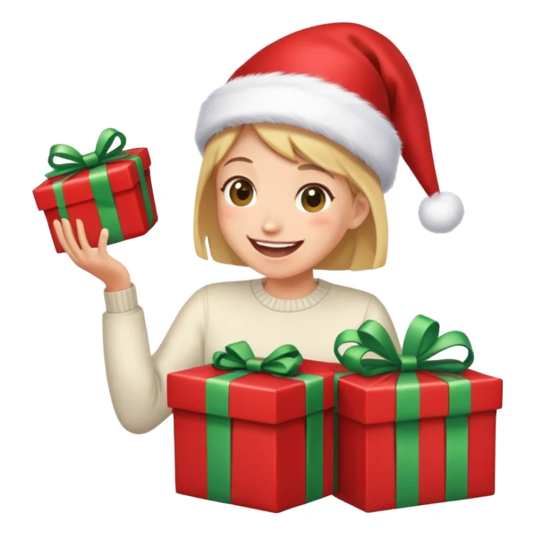 Opening presents  sticker