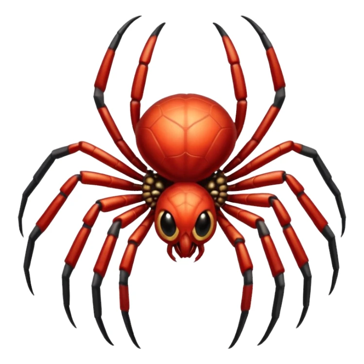 Combine a spider with a rooster (cock) sticker