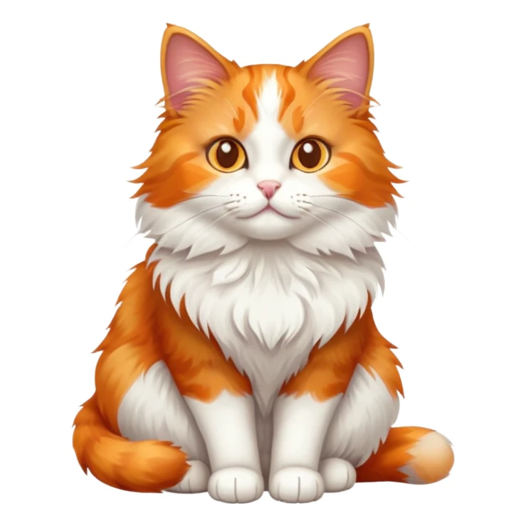 Calico cat with three colors sticker