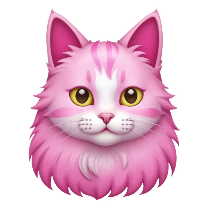 Cat pink sticker