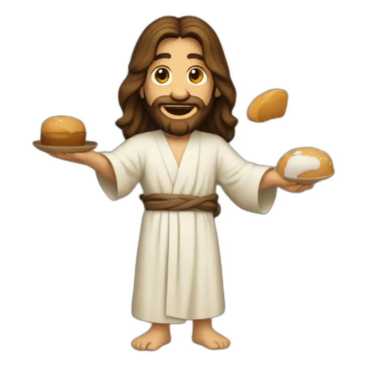 Jesucristo cocinando sticker