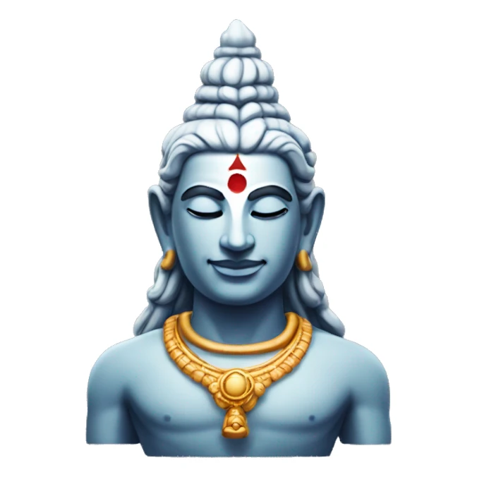 A lord Shiva Idol sticker