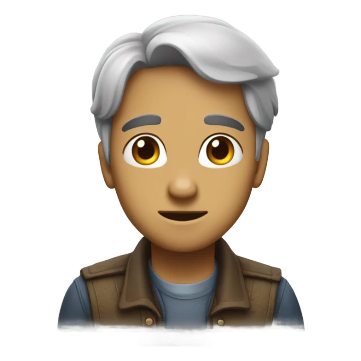 keep this character and change emotion to sad sticker