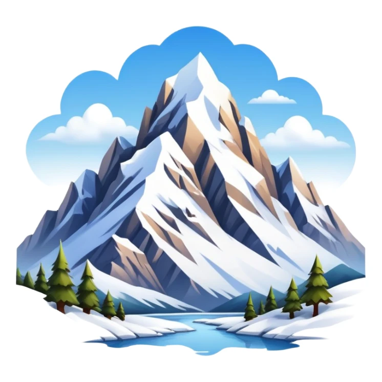 Beautiful mountains sticker