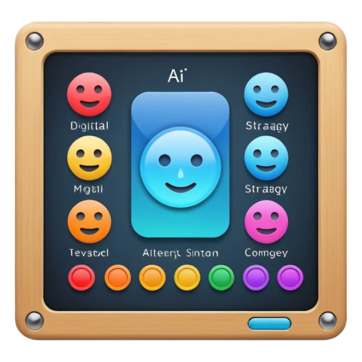 ai strategy board sticker