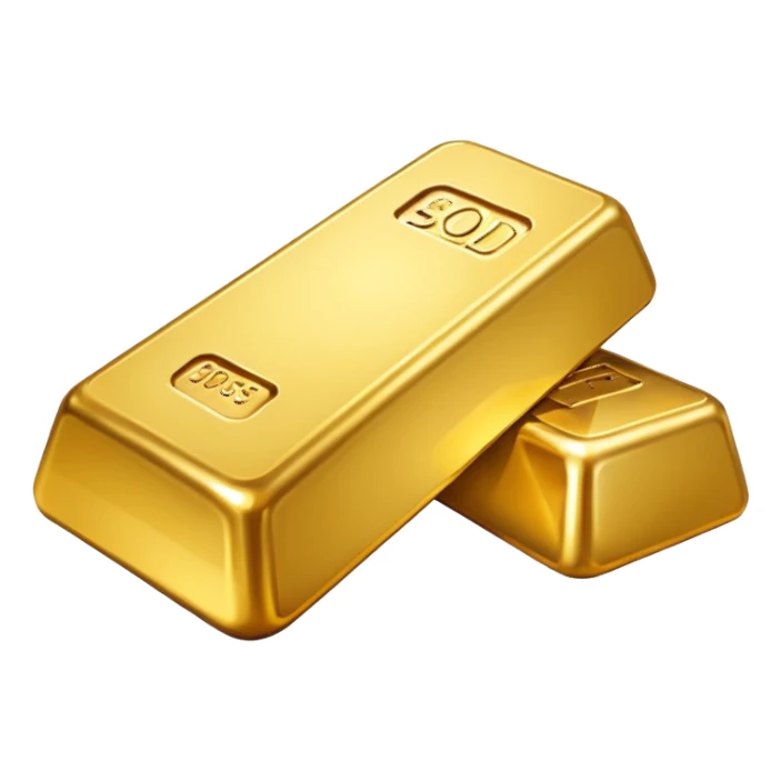 gold bar with no writing on it sticker