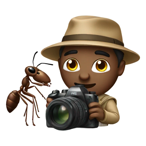Ant photographer  sticker