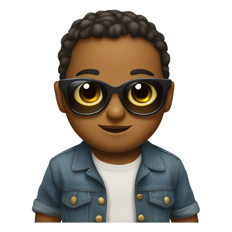 Baby in sun glasses sticker