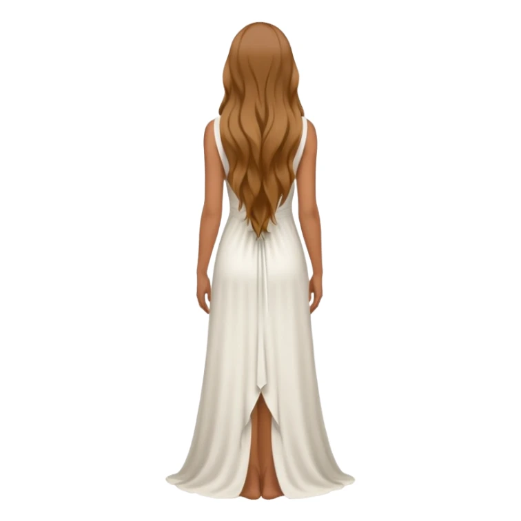 anonymous  female person standing ,view from the back sticker