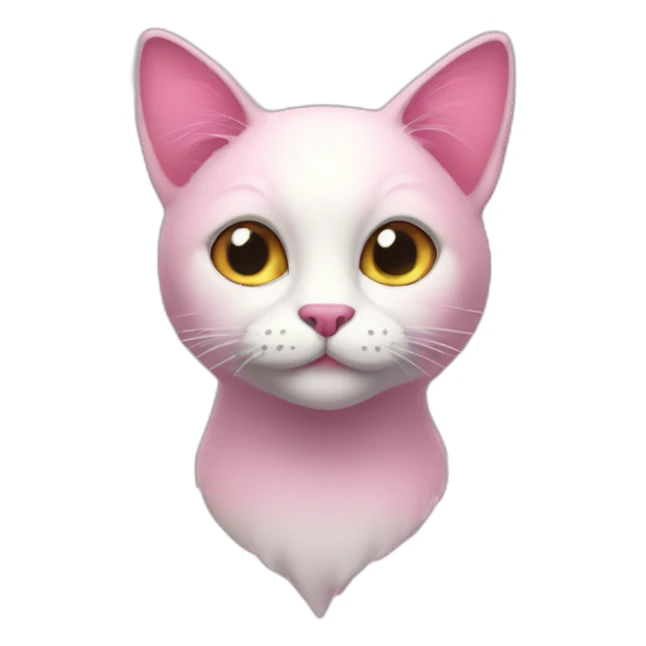 pinkcat sticker