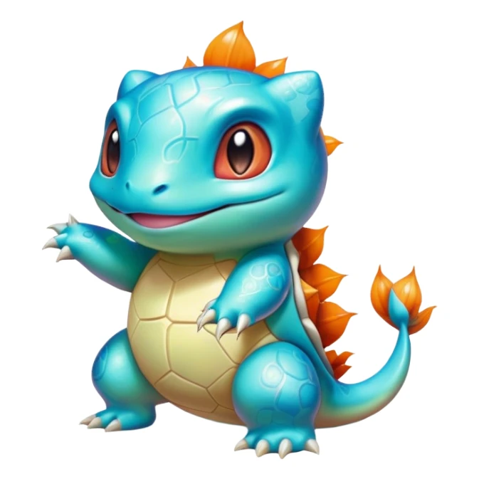 Shiny Exotic Bulbasaur-Squirtle-Charmander-Hybrid-Creature sticker