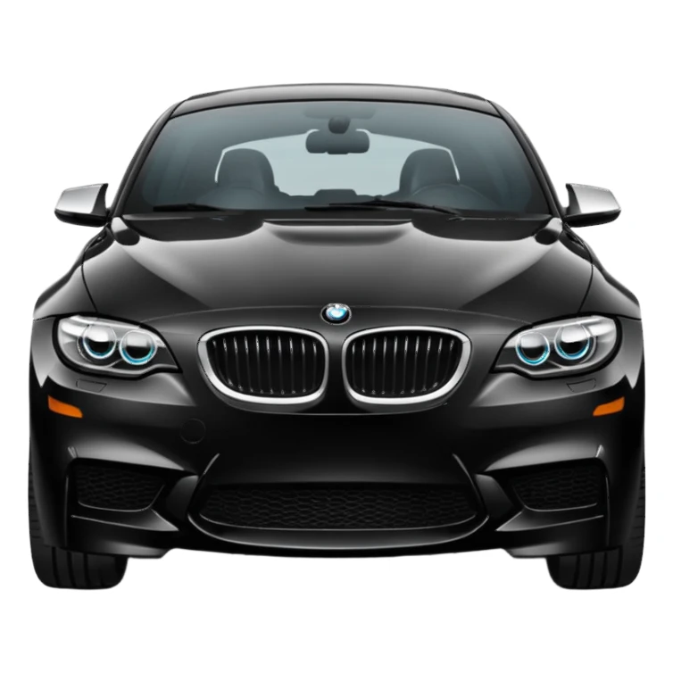 bmw with a black tint sticker