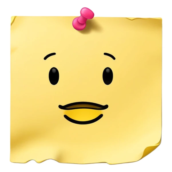 post it note with scribble  sticker