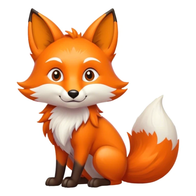 Mythical fox sticker