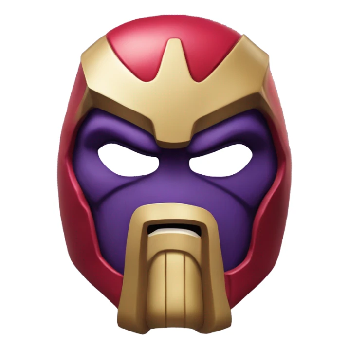 Thanos meme squid game mask red sticker