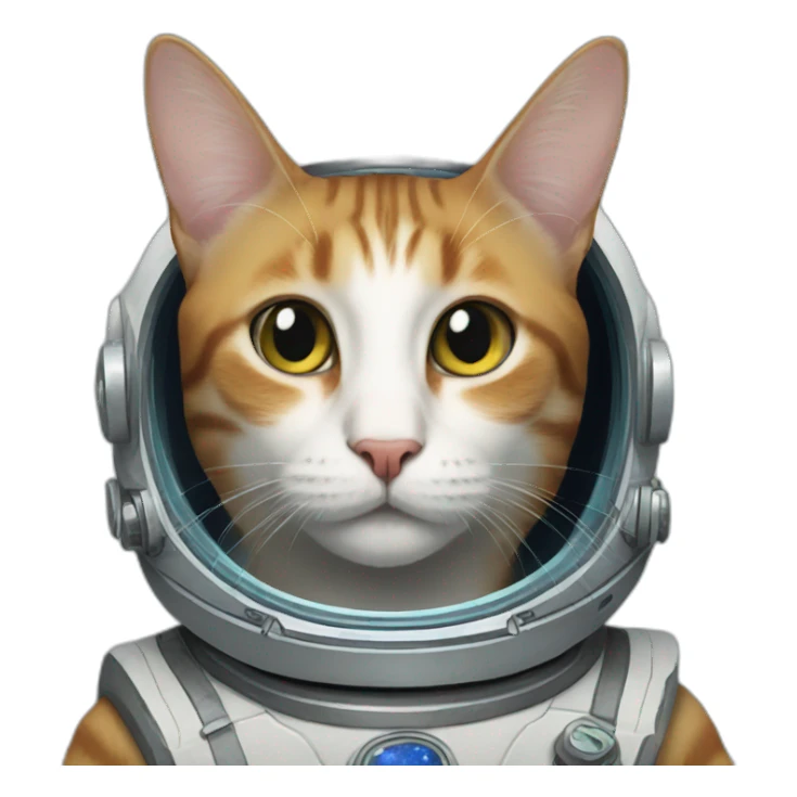 space cat sticker