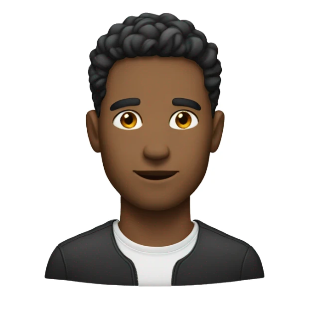 Men with jawline sticker