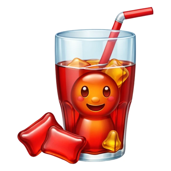 gummy coke pieces sticker