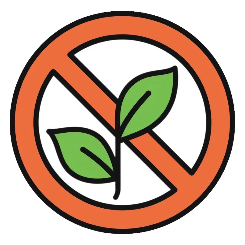 zero waste symbol with leaf sticker