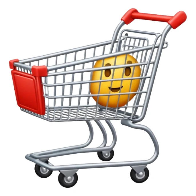 shopping cart sticker