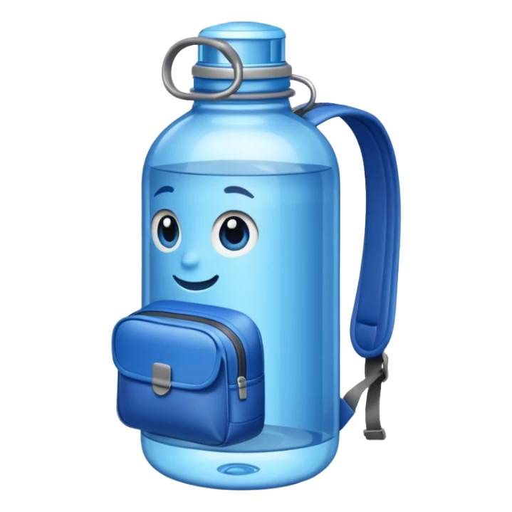 hikking water bottle sticker