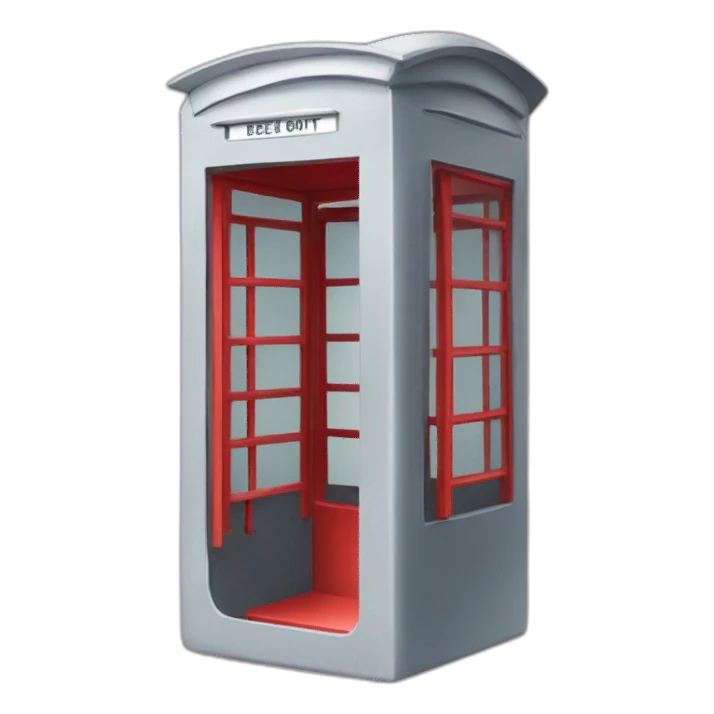 phone booth sticker
