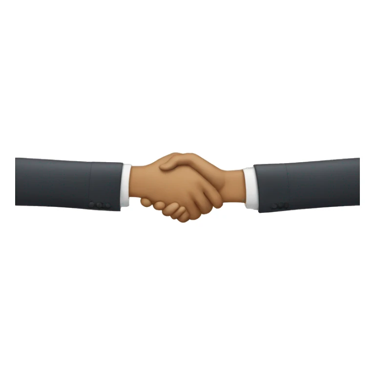 friends handshake sticker