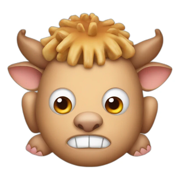 lechon con anteojos sticker