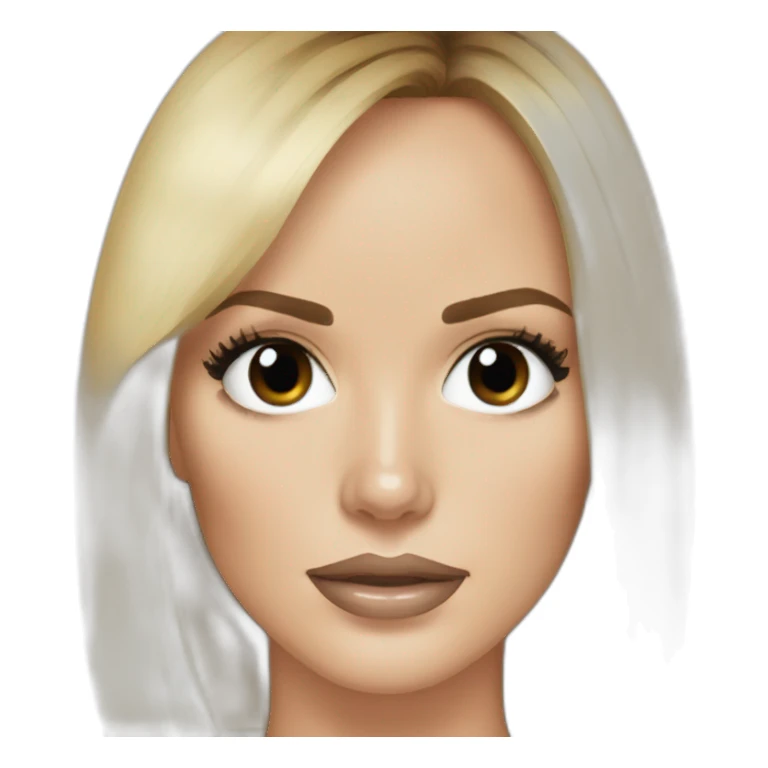 Amanda Holden with a black eye sticker