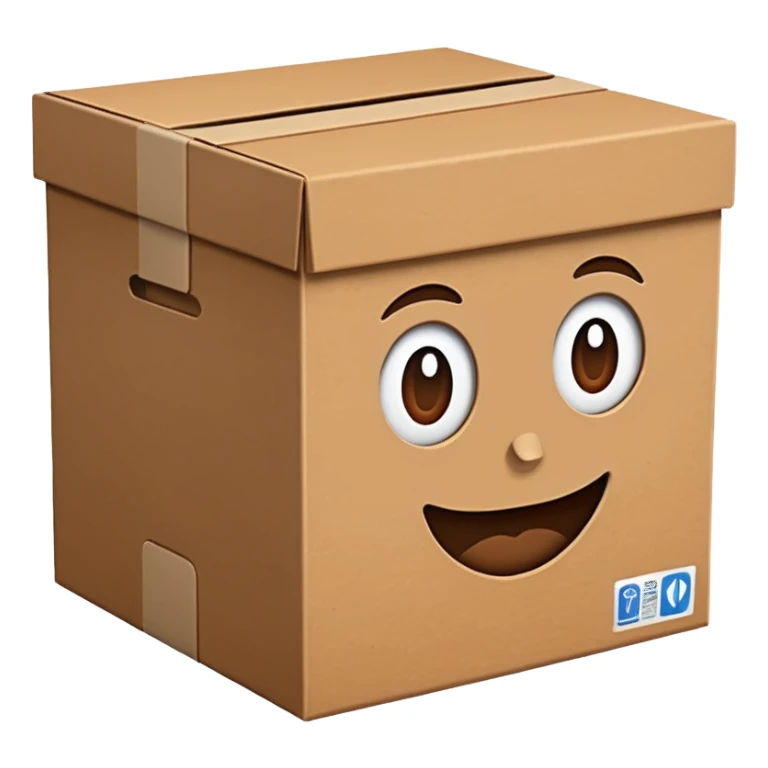 recycled paper box sticker