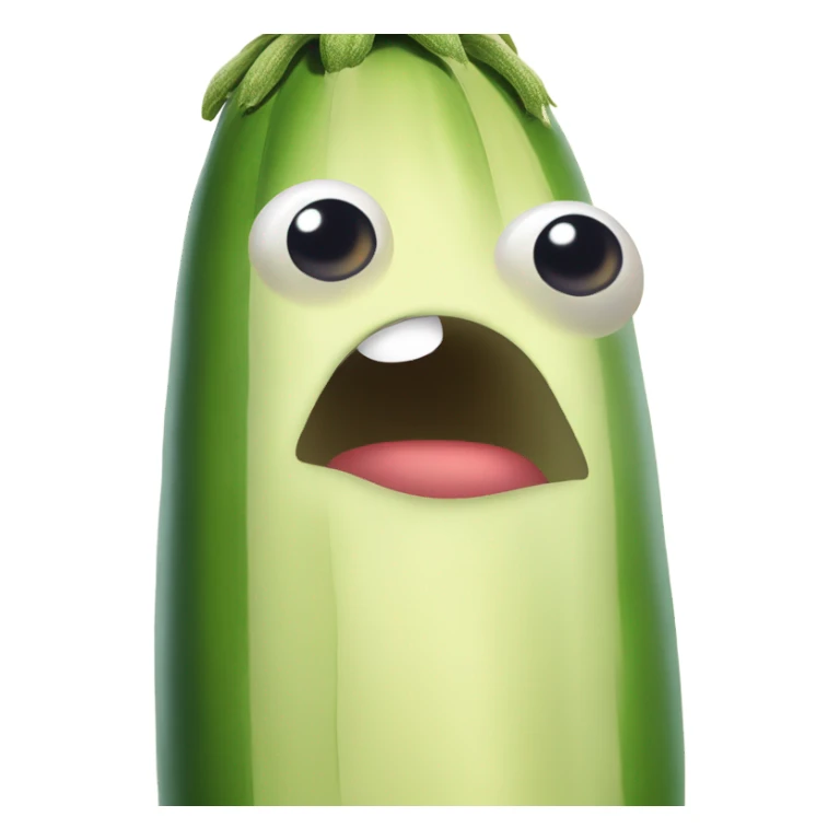 Courgette with eyes  sticker