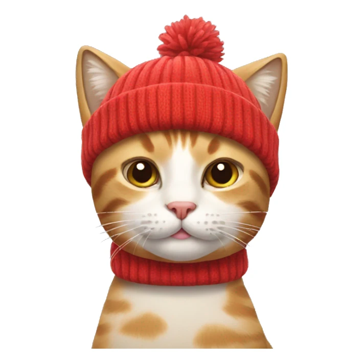 Cat with sock on head  sticker