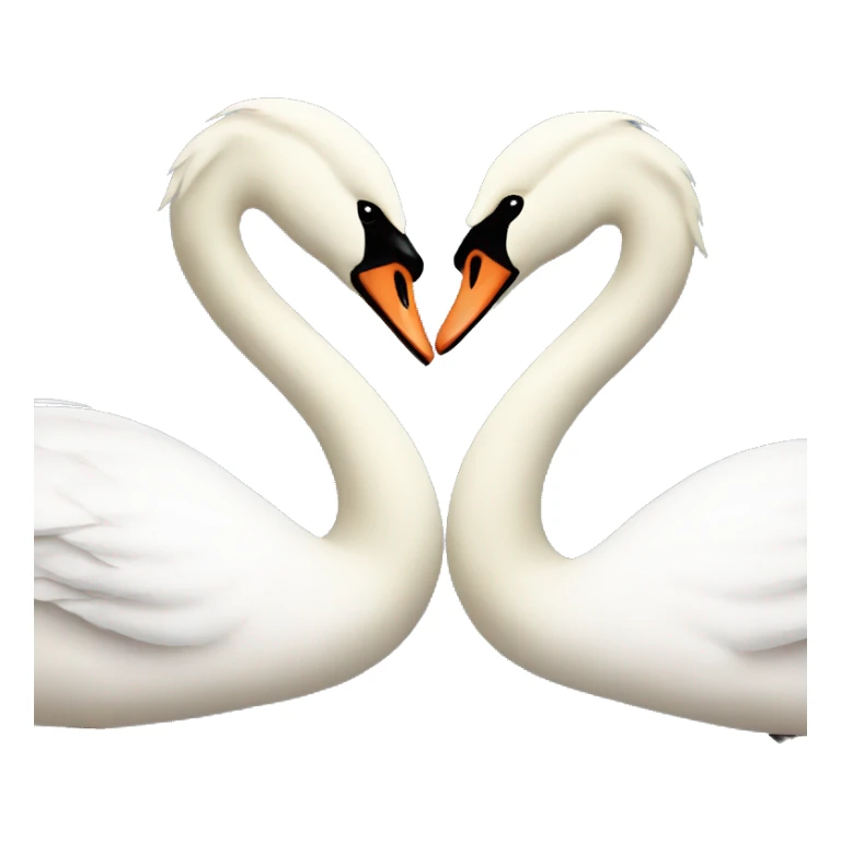2 Swans in love sticker