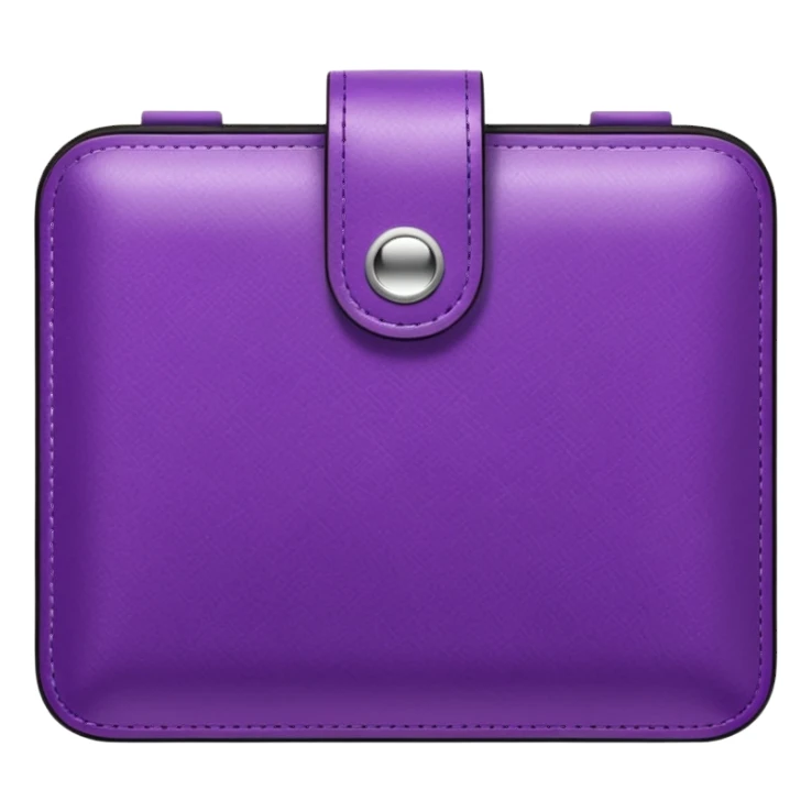 glitter purple wallet sticker