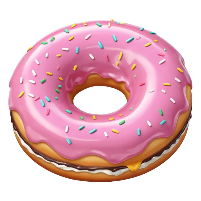 donut frutiger aero style sticker