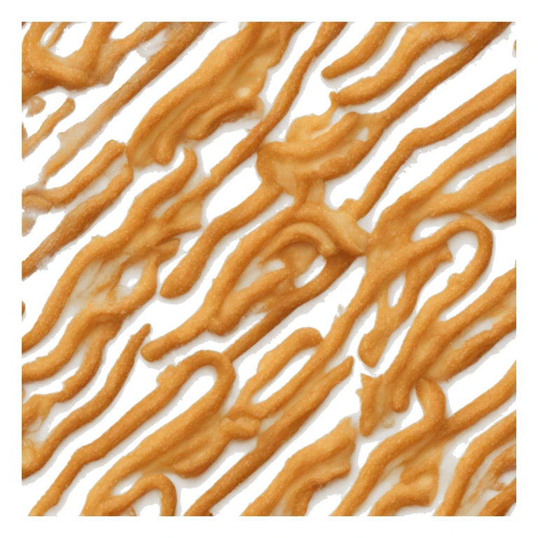 Horizontal filled cream churro sticker