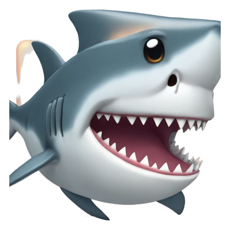 Shark cute but terrible sticker