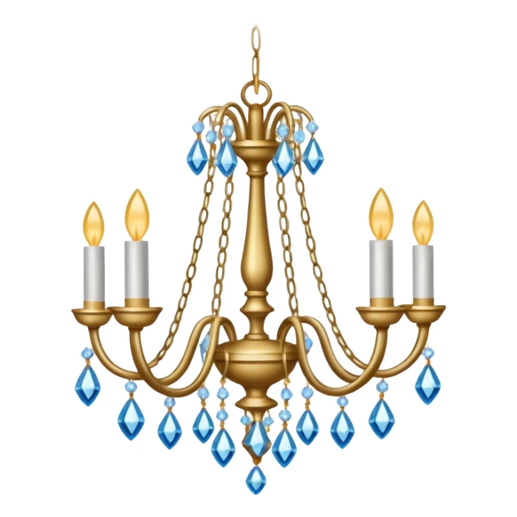 A simple chandelier sticker