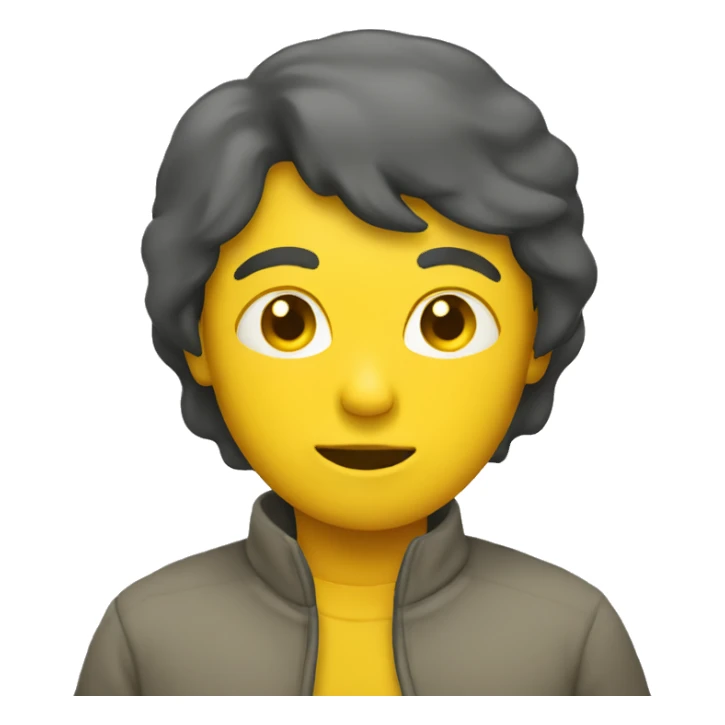 yellow person doing ygoa sticker