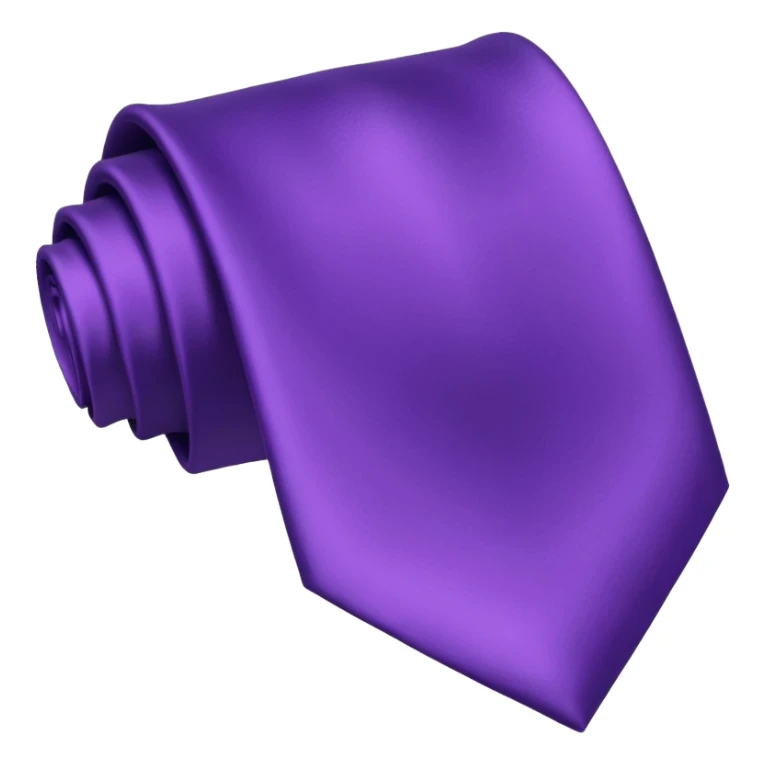 purple tie sticker