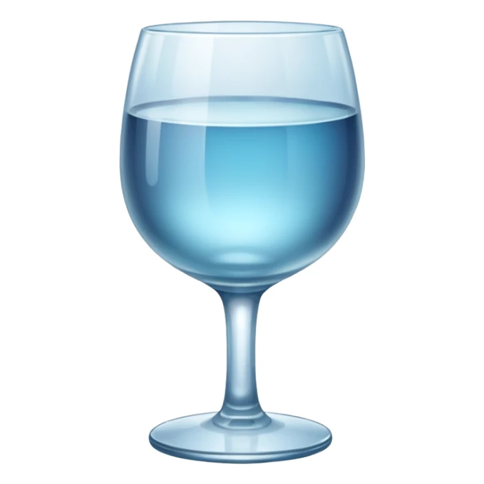 empty glass sticker