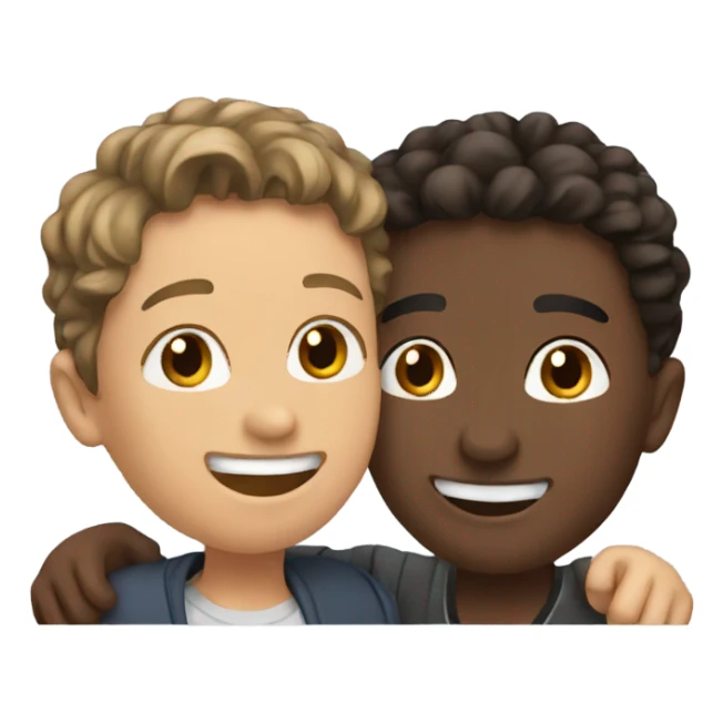 friends enjoying a moment together sticker