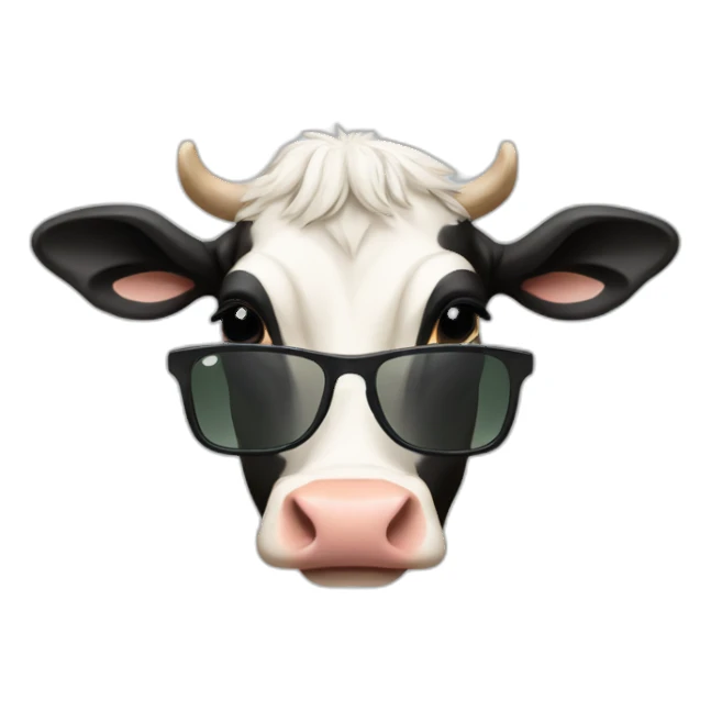 skinny-cow-sunglasses sticker