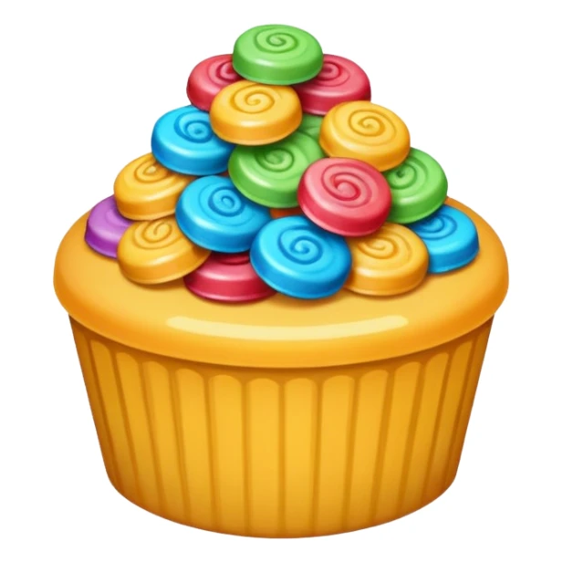 little topping candies sticker