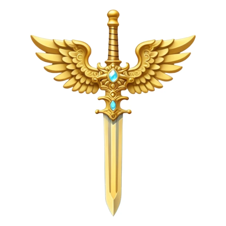angel sword sticker
