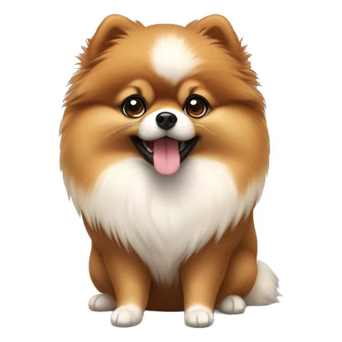 Tricolor pomeranian sticker