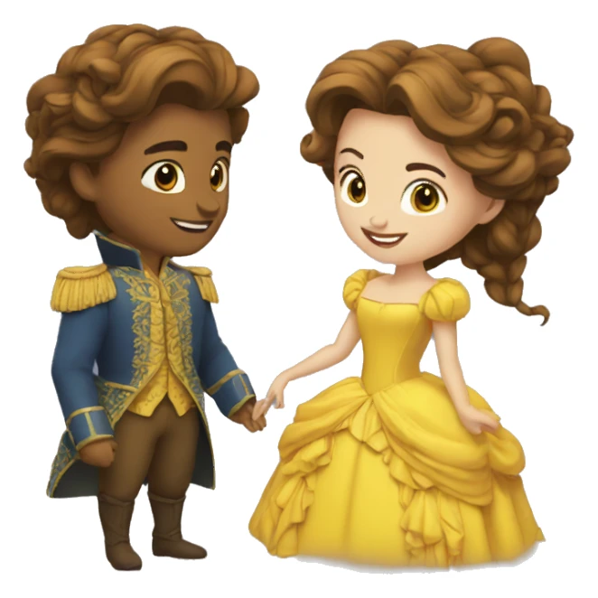 La belle et la bête  sticker