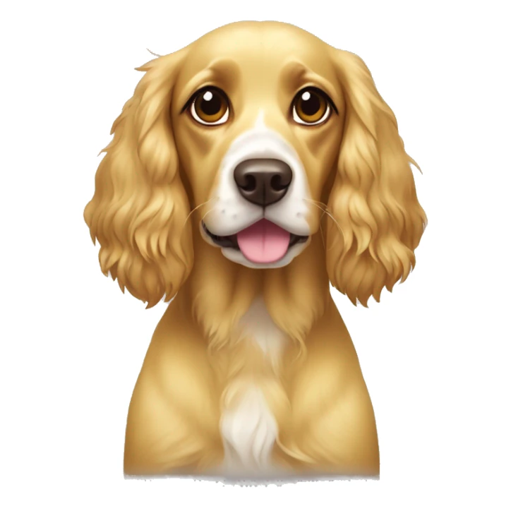 Lemon Britany spaniel  sticker