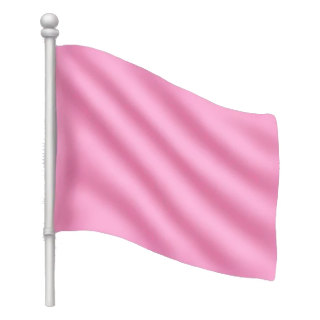 Pink flag sticker