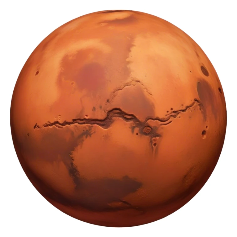 Planet Mars sticker
